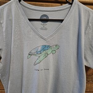 Turtle "Life is Good" Tee